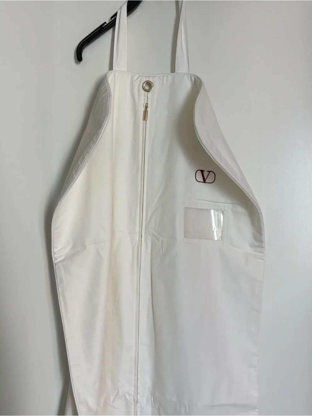 Valentino travel garment bag with embroidered logo